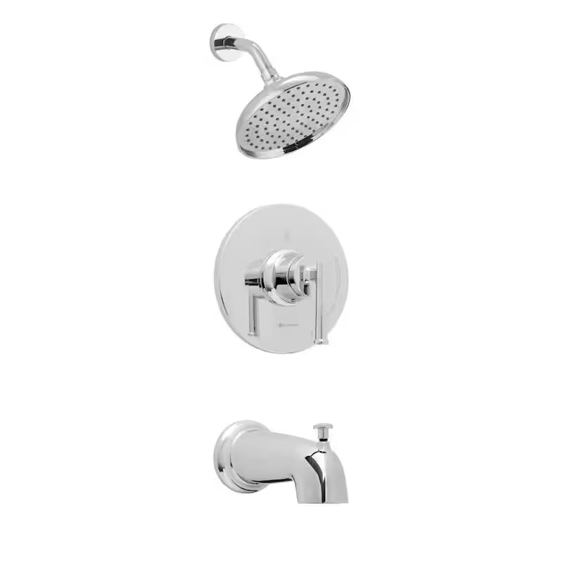 Single Handle 1-Spray Tub and Shower Faucet 1.8 GPM in Chrome X189