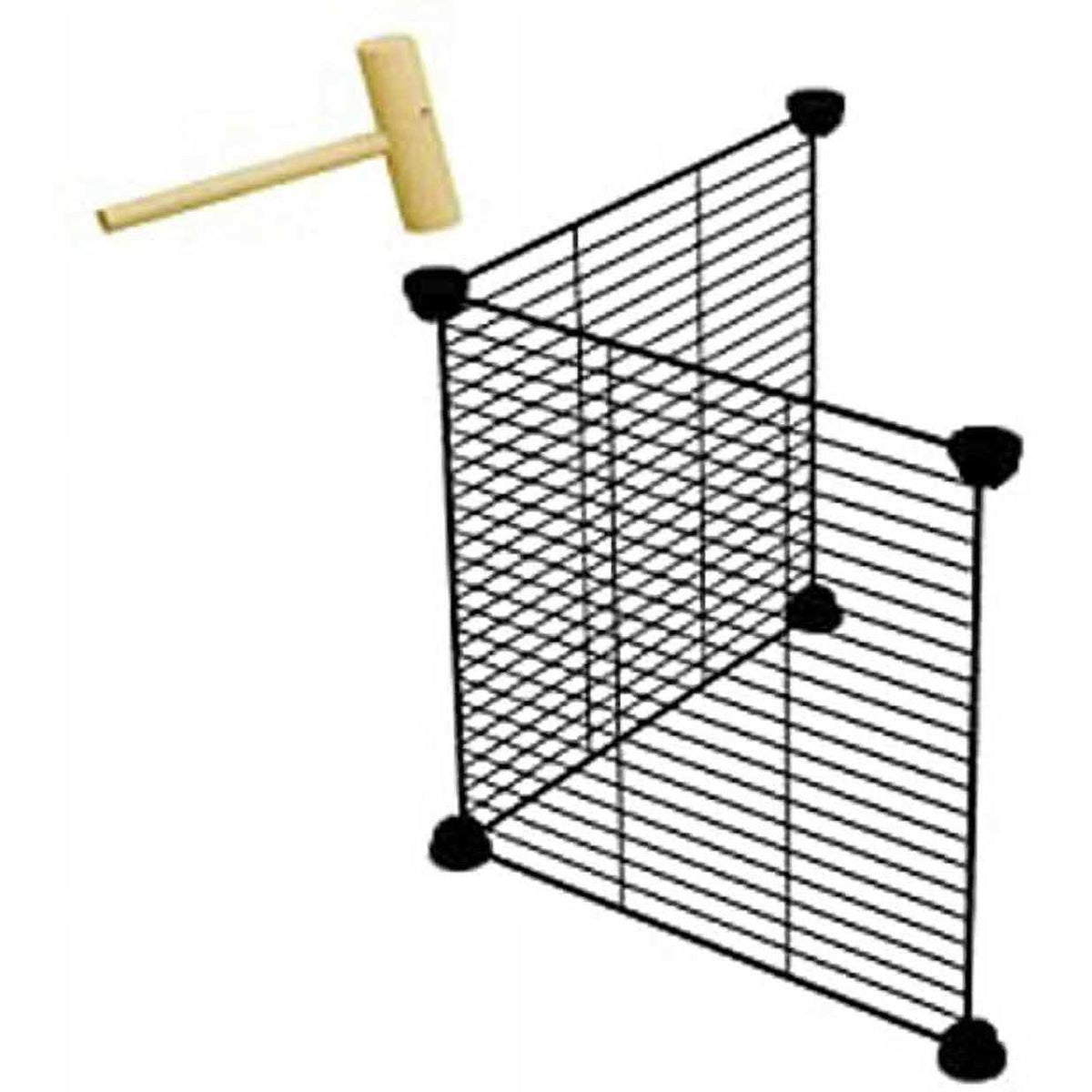 48 Extra Large Guinea Pig Dwarf Rabbit Habitat Cage with Divider Z478