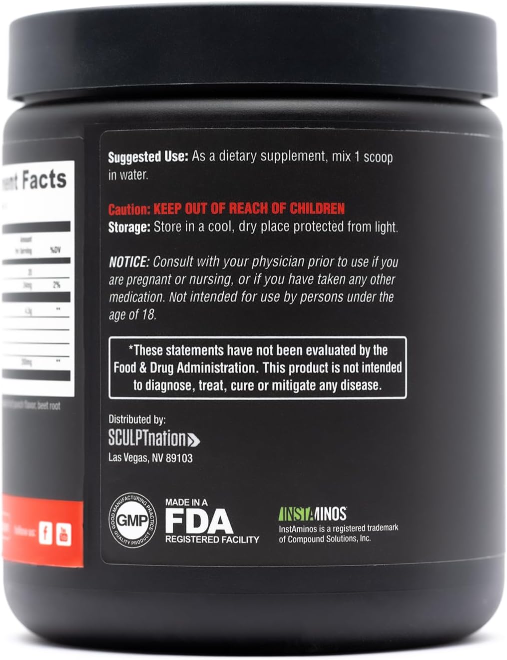 BCAA Powder Fruit Punch 30 Servings P609