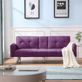 Twin Tufted Back Convertible Sofa with Storage J1739