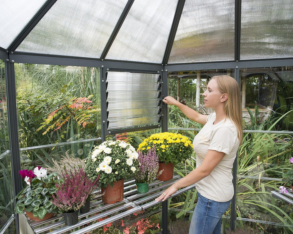 7' x 8' x 9' Gray Greenhouse I722792