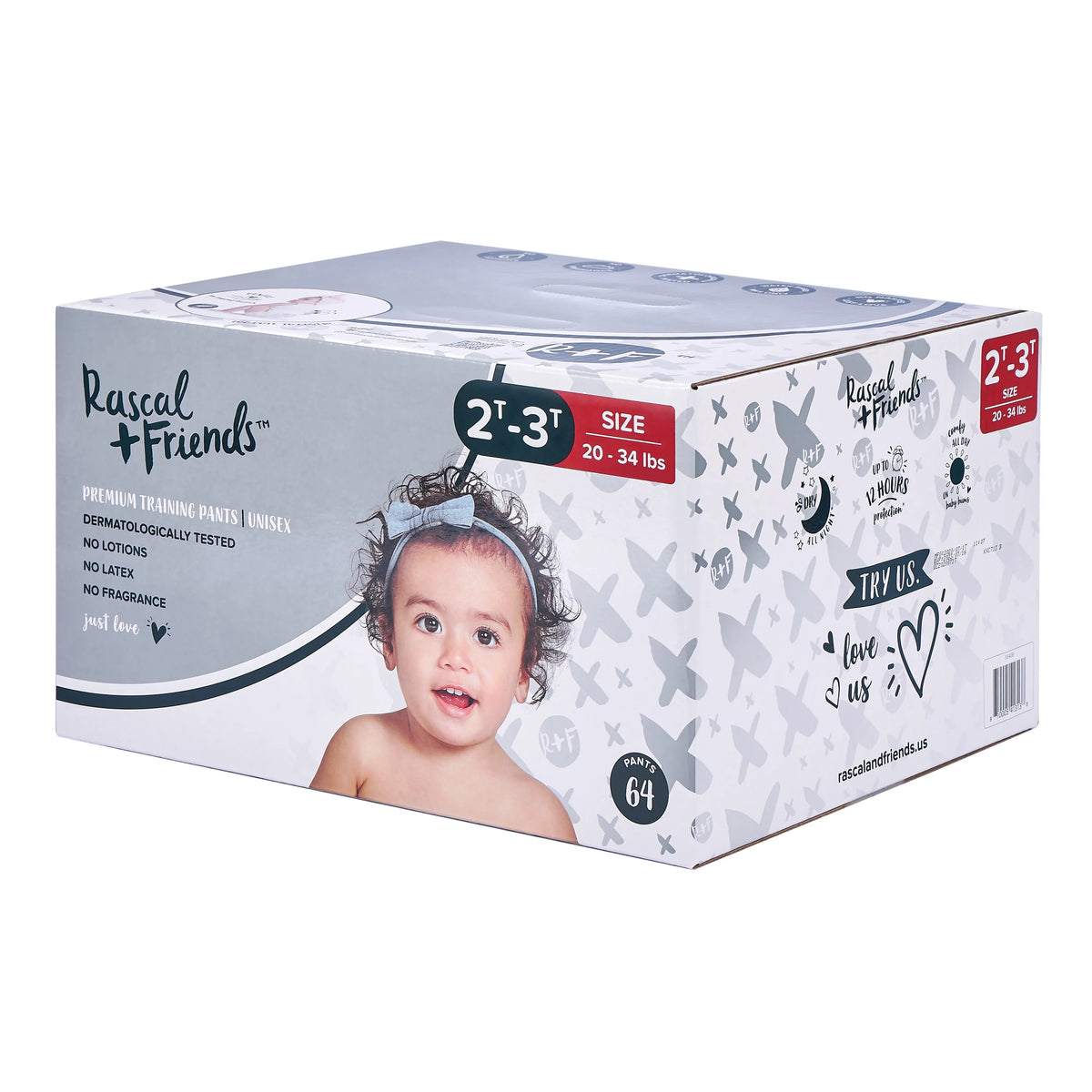 Premium Training Pants 2T-3T, 64 Count J9906