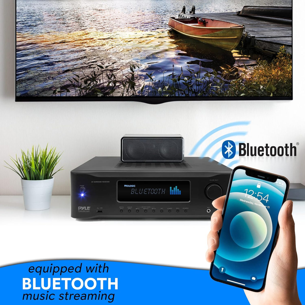 5.2-Channel Bluetooth Stereo Amplifier T127