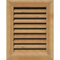 Vertical Gable Vent Unfinished Functional Rough Q14465