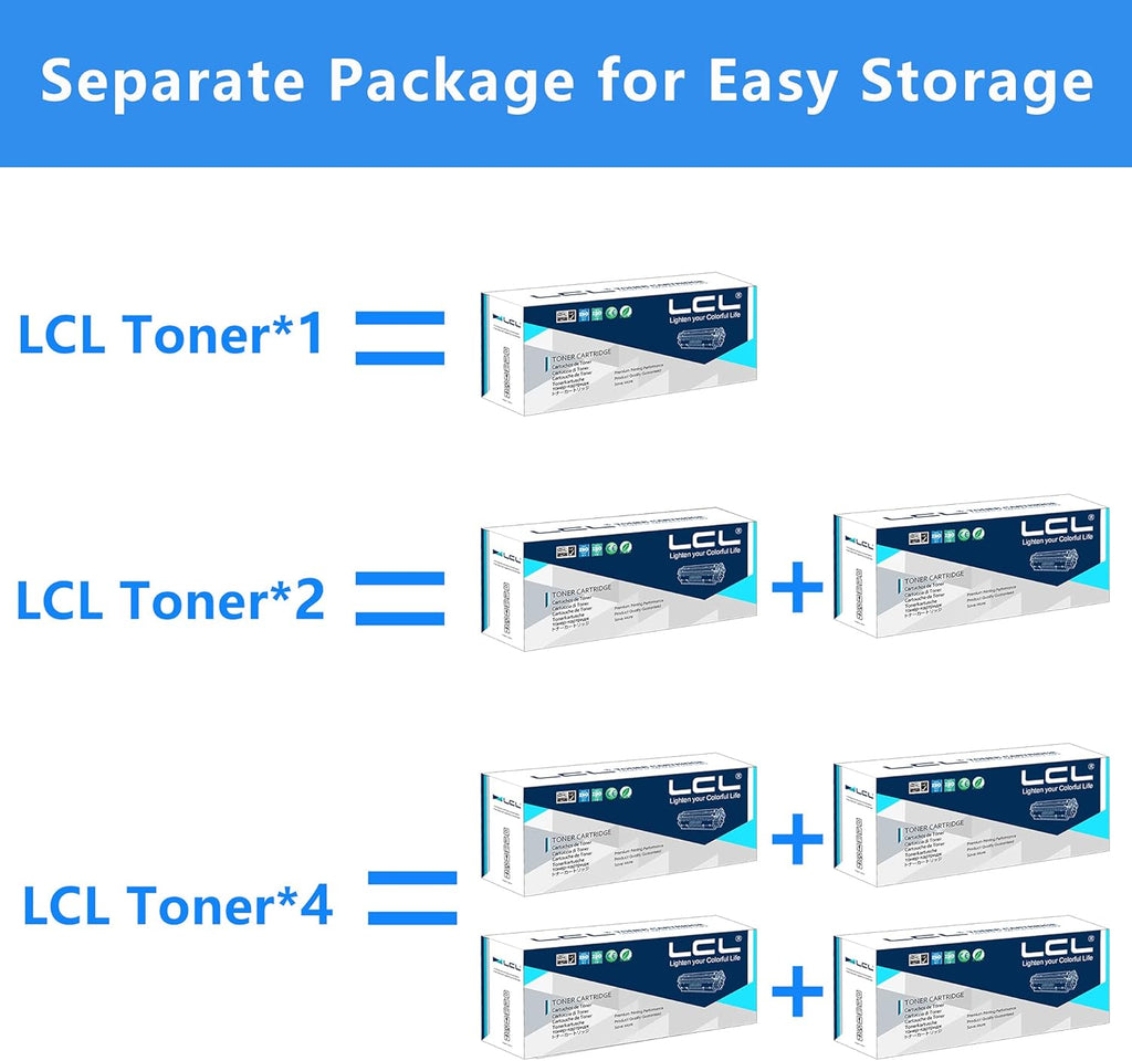 Compatible Toner Cartridge Replacement 4-Pack Black Cyan Magenta Yellow C12577