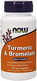 Turmeric & Bromelain 90 vcaps O54030