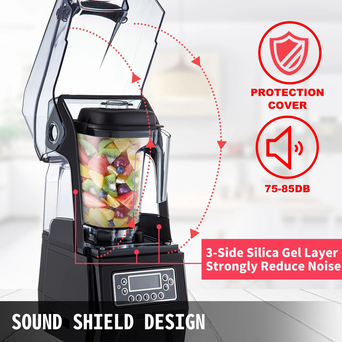 1500W Countertop Silent Blender 1.5L F243