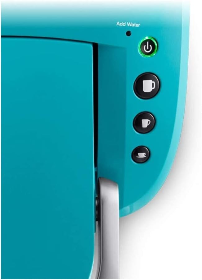 Single-Serve K-Cup Pod Coffee Maker, 36 ounces, Turquoise R773