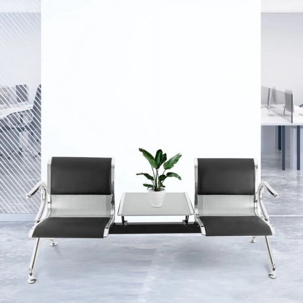 2-Seat Waiting Room Chair with Table V227