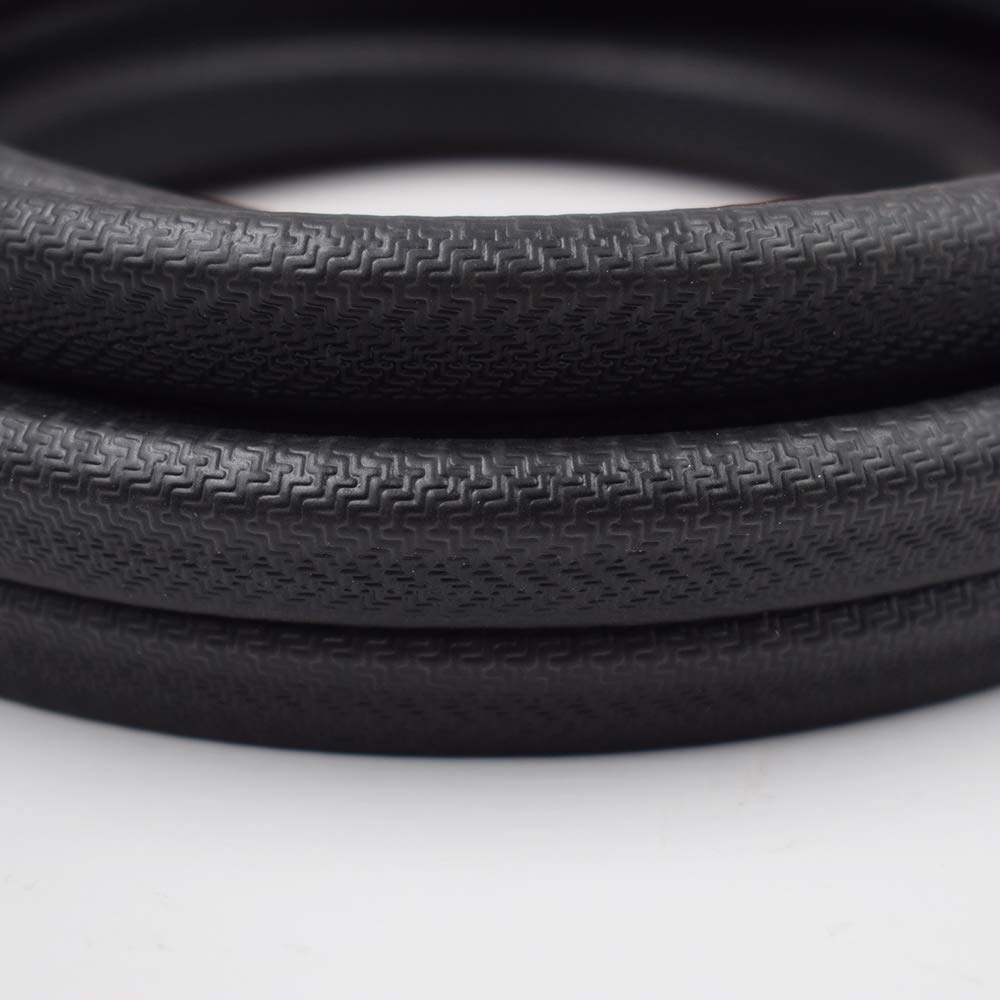 Black PVC Rubber U Edge Trim Weather Strip Protector, 21 FT, Pack of 2 P998395