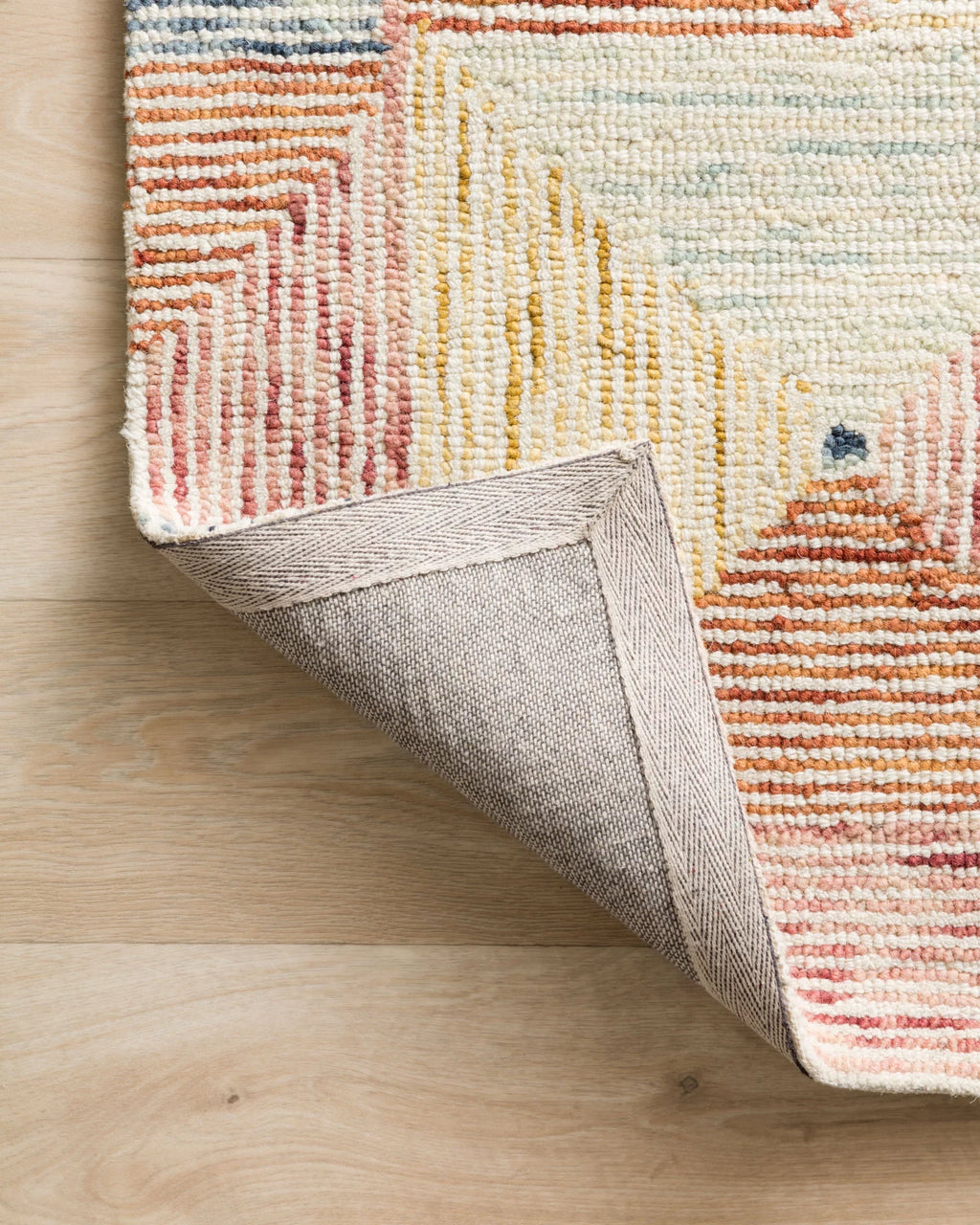 Ivory Multi Geometric Area Rug F299955