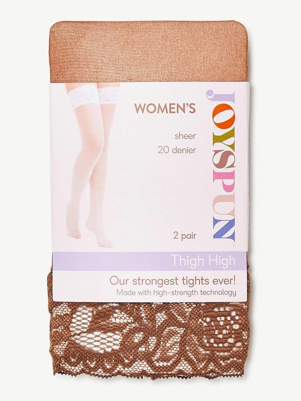 Sheer Lace Top Thigh Highs 2-Pack N524