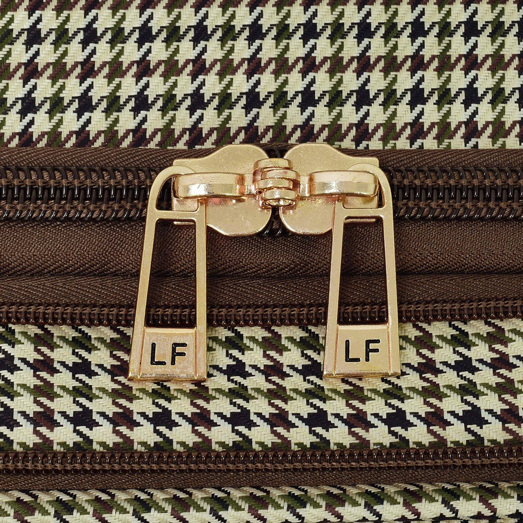 Black/White Houndstooth Duffle W3536