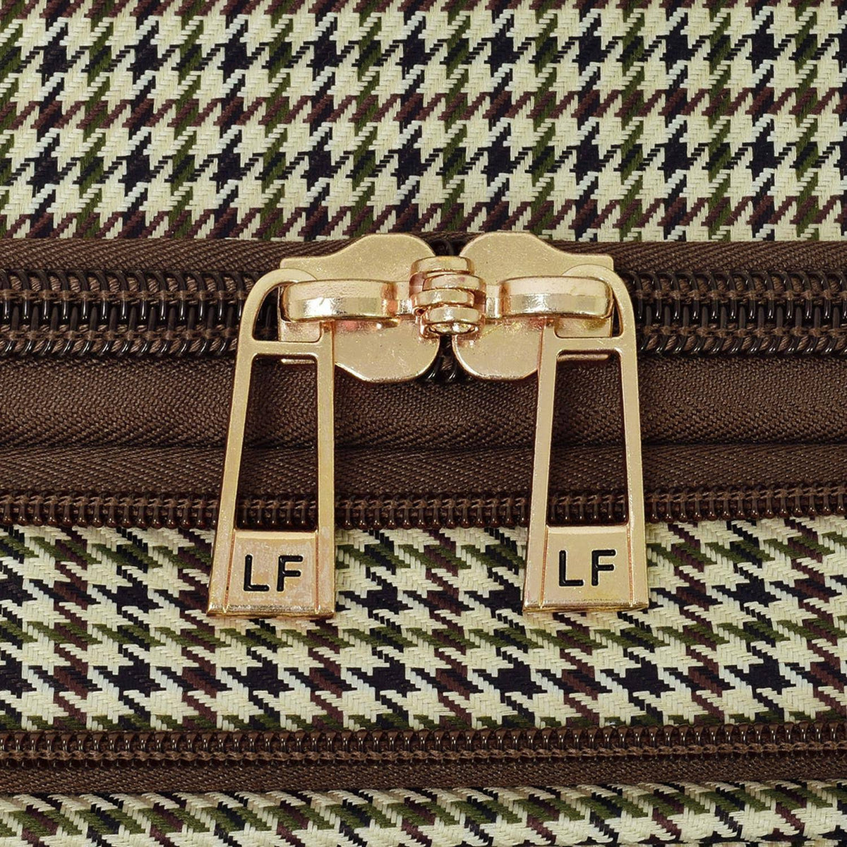 Black/White Houndstooth Duffle W3536