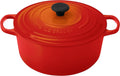7.25 qt Enameled Cast Iron Round Dutch Oven W2216