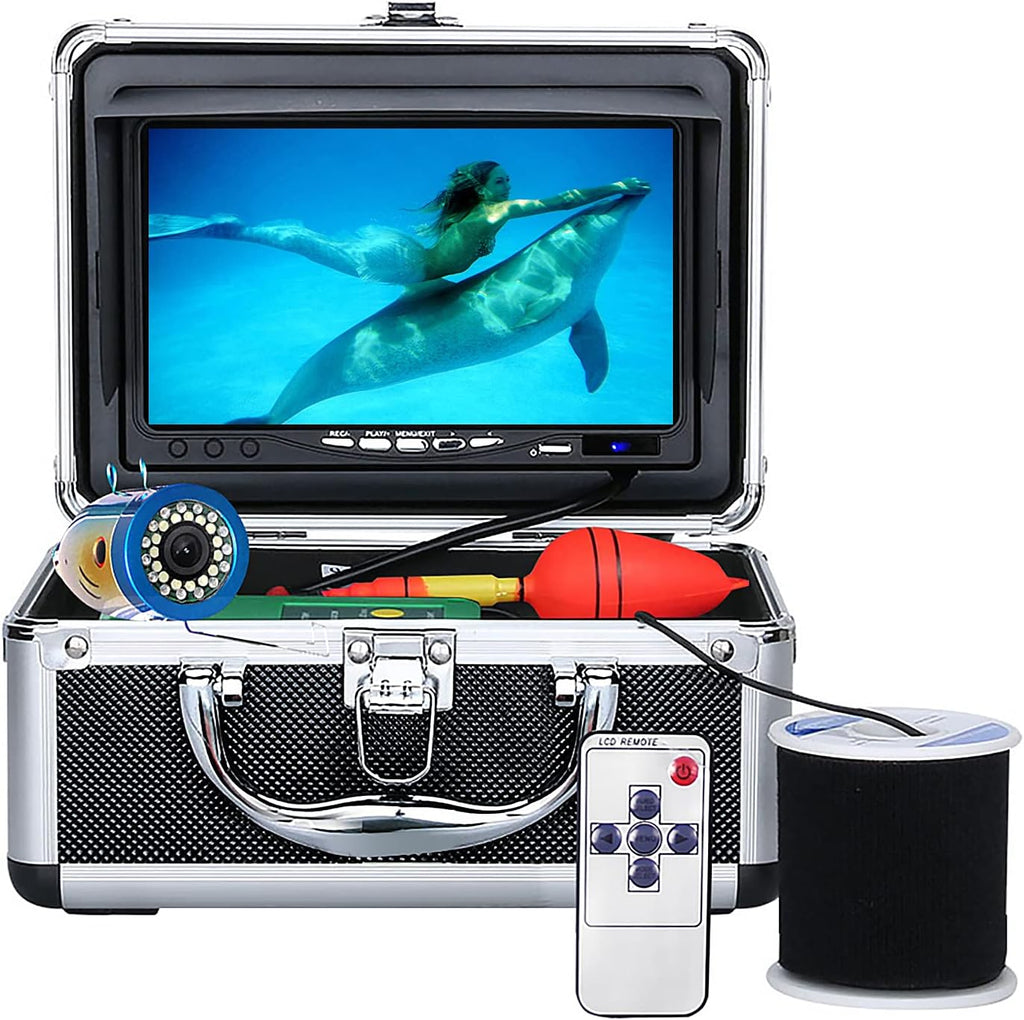 Underwater Fishing Camera with DVR IP68 7'' LCD 1080P 15m Cable Y977