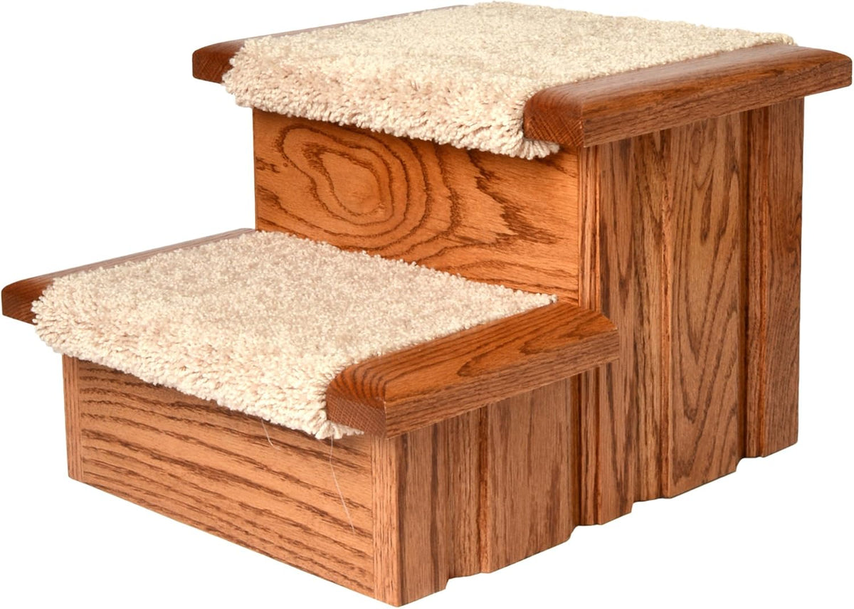 Carpeted 12-Inch Dog Steps H2705