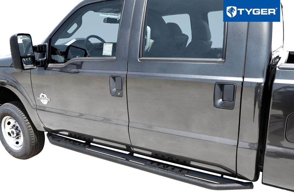 Textured Black Side Step Nerf Bars Running Boards W118