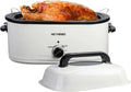 26 Quart Stainless Steel Electric Turkey Roaster Oven L7285
