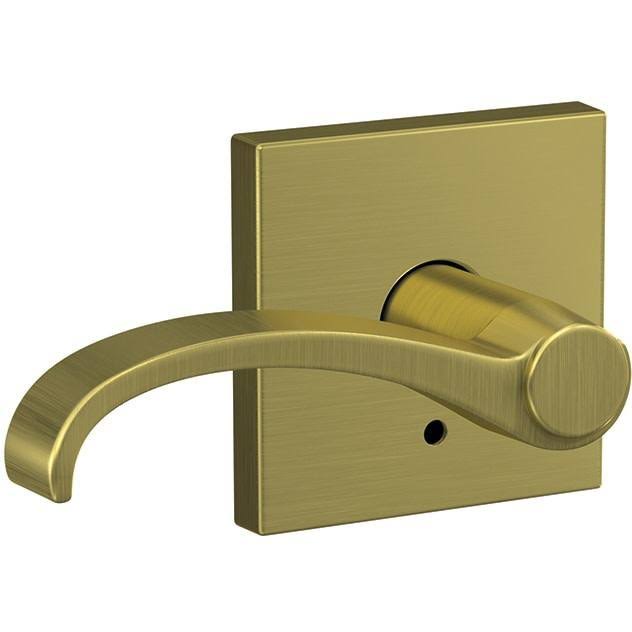 Satin Brass Finish Non Turning Dummy Lever I7335