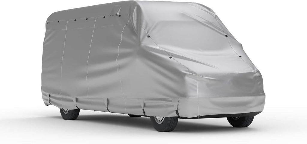 RV Cover 24' - 27' Long with Fleece Lining, Cable Lock, Storage Bag & Wind Straps F4531