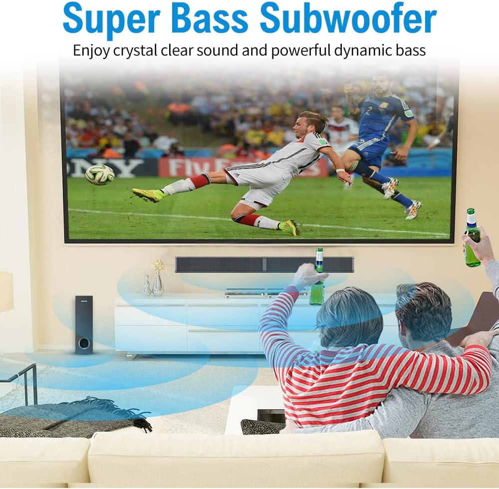 190W 2.1CH Sound Bar with Subwoofer A90472
