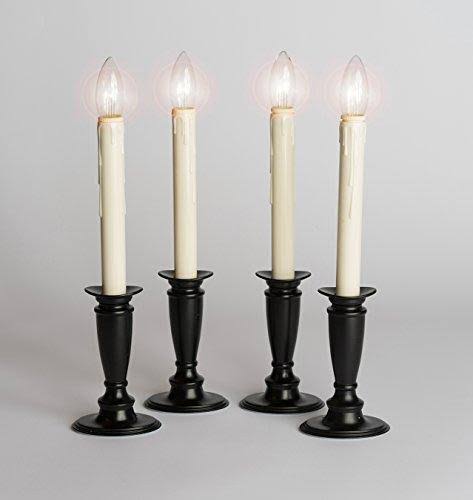Set of 4 Battery Operated Window Candles L8801