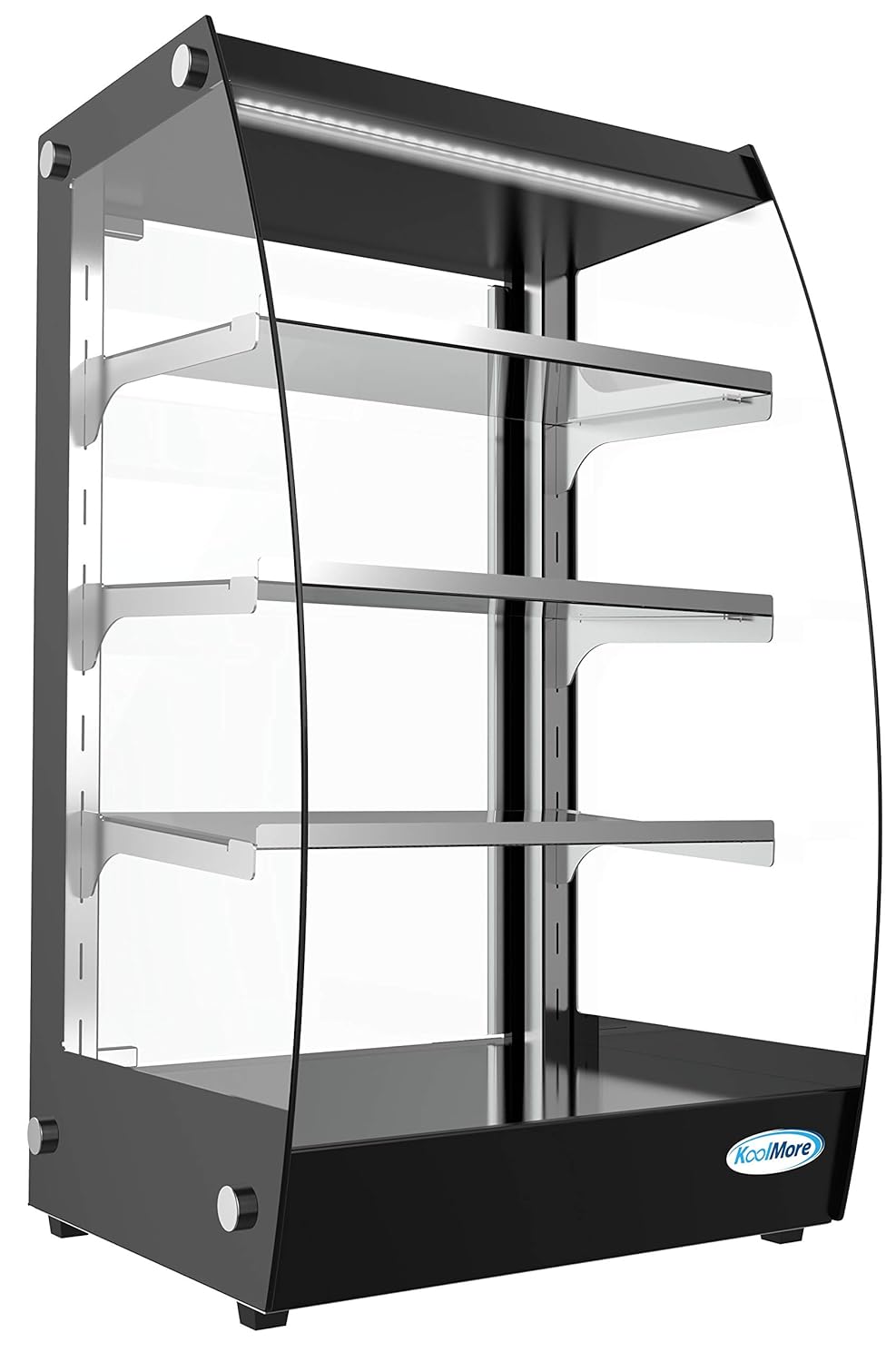 Commercial Glass Bakery Display Case 4 Tier with LED Lighting C201
