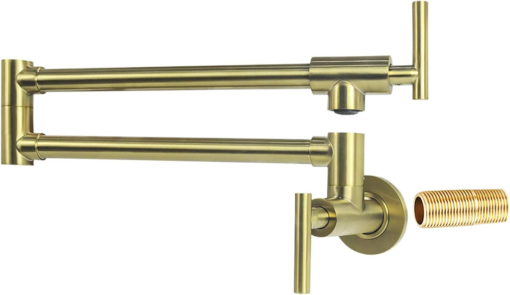 Black Brass Pot Filler Faucet F6534