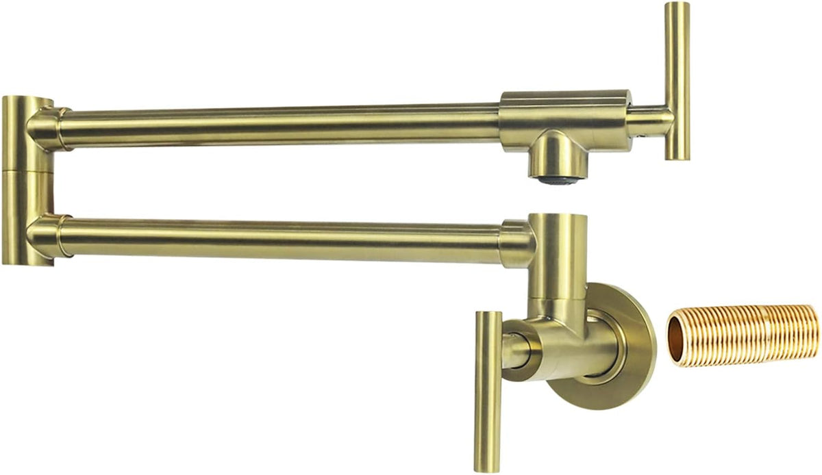 Black Brass Pot Filler Faucet F6534