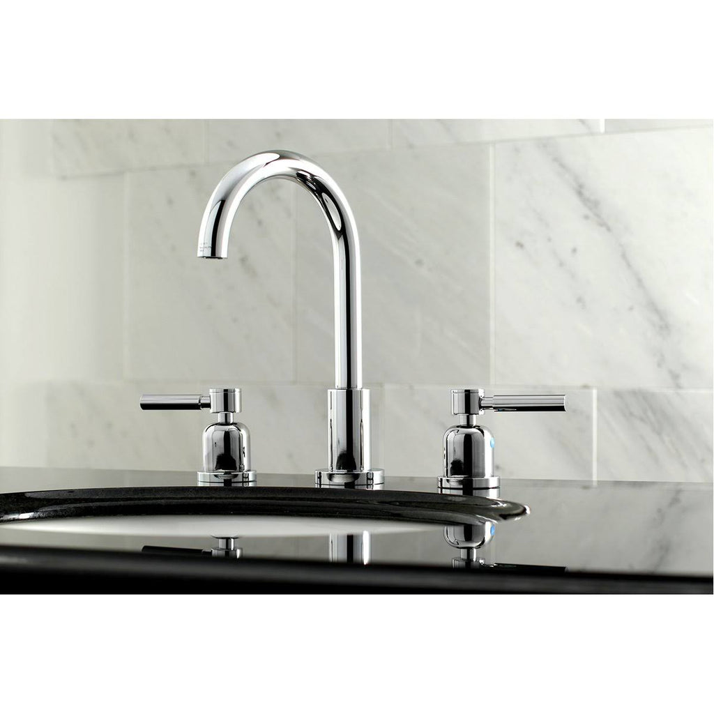 Oil Rubbed Bronze Widespread Bathroom Faucet E6372