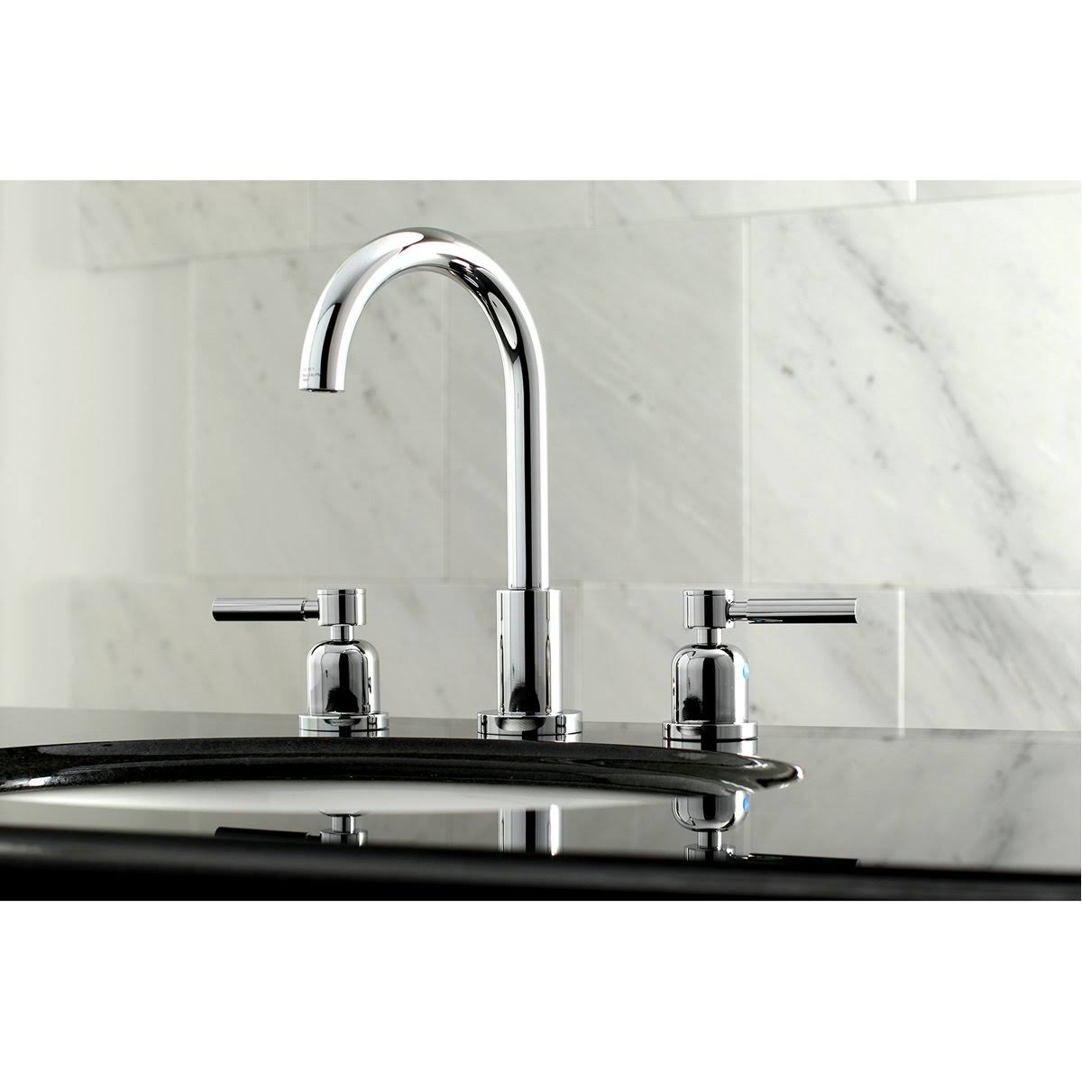 Oil Rubbed Bronze Widespread Bathroom Faucet E6372