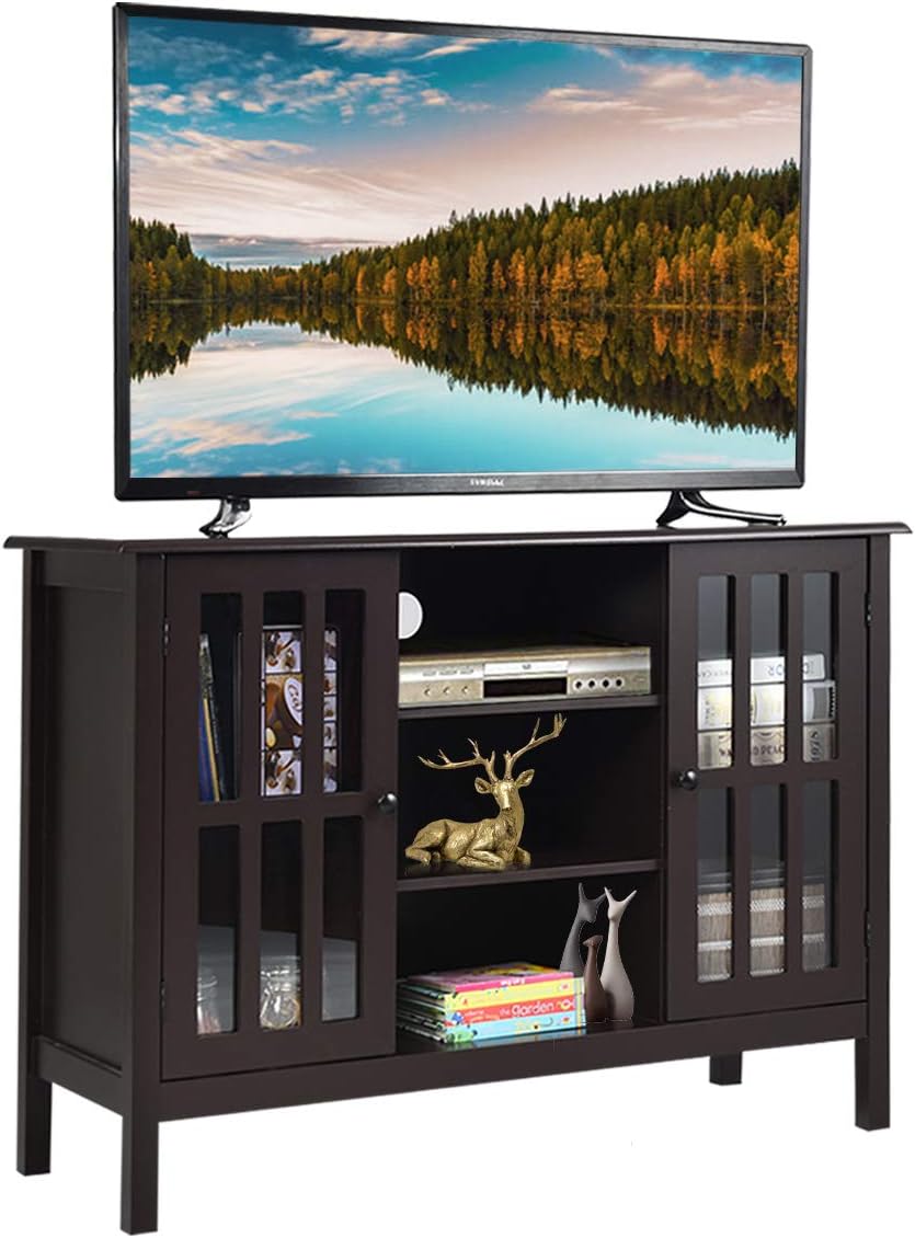 White Wood TV Stand C3221
