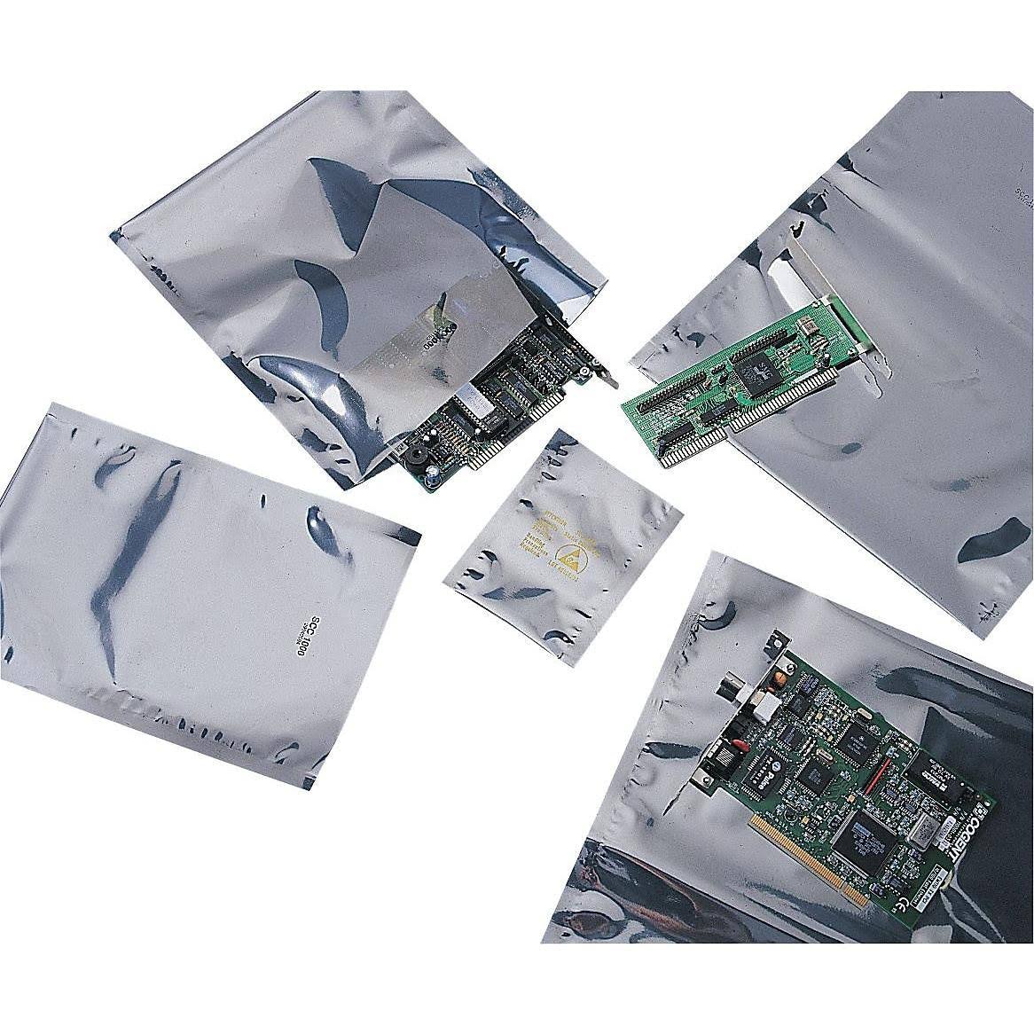 10 x 15 x 22 Grey Static Shielding Bags F675129