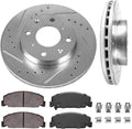 240mm 4 Lug 2 Rotors Ceramic Brake Pads Hardware X58944