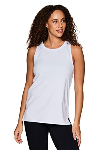 Women's Relaxed Fit Super Soft Ribbed Side Sleeveless Workout Tank Top N127613