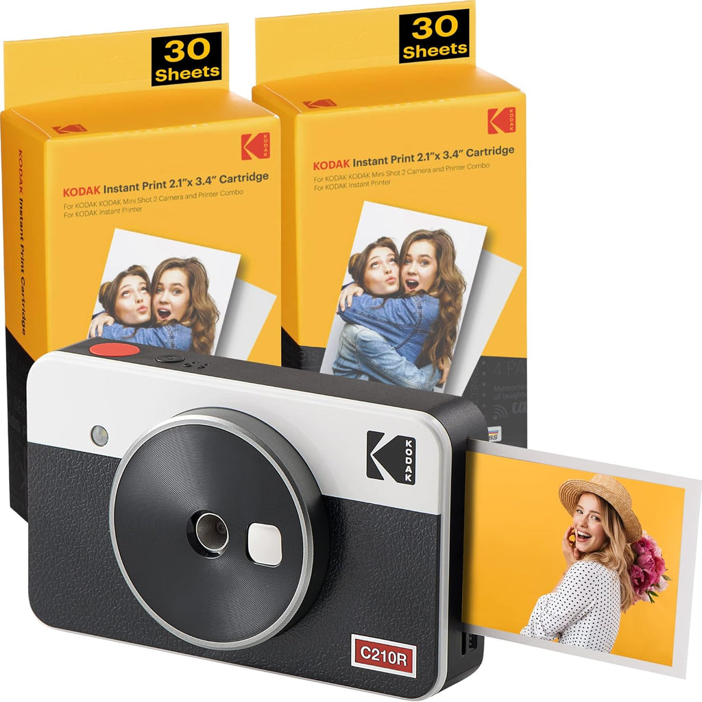 Portable Wireless Instant Camera & Photo Printer, White I779