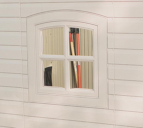 Outdoor Storage Dual Entry Shed, 15 x 8 ft, Desert Sand V9857
