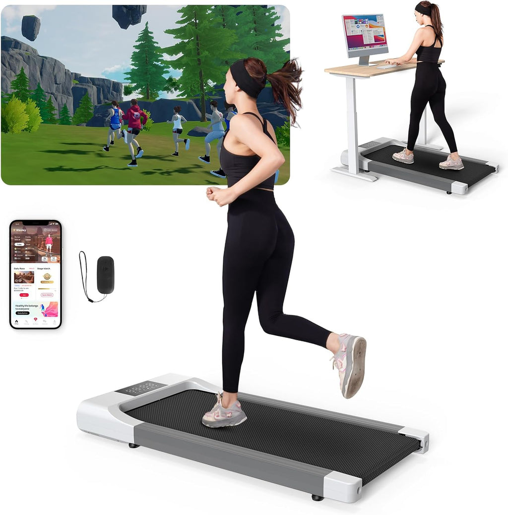 Under Desk Treadmill with Remote Control LED Display U3080