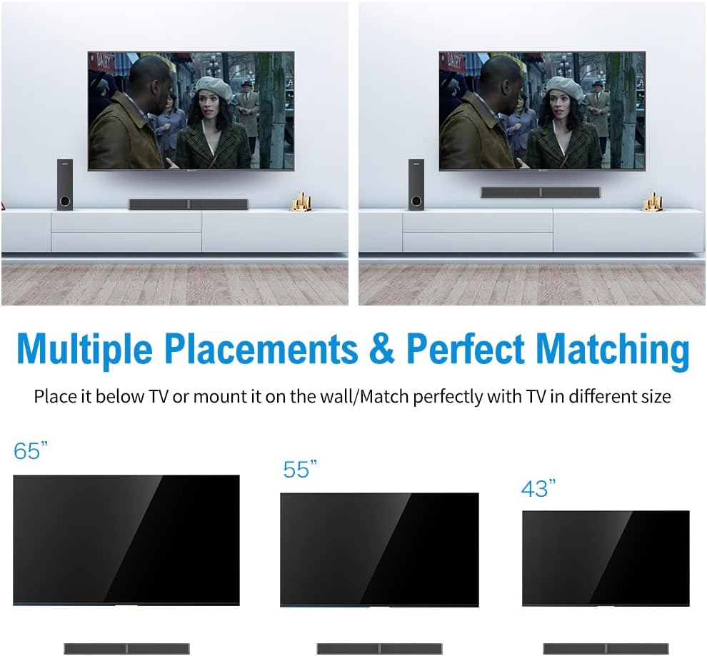190W 2.1CH Sound Bar with Subwoofer A90472