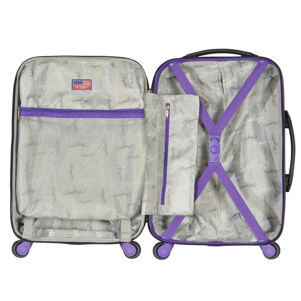 21-Inch Hardside Spinner Carry-On Suitcase - Red X333135