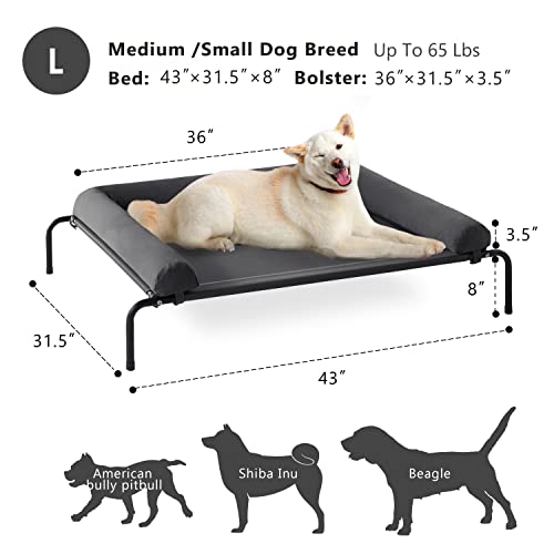 Cooling Elevated Dog Bed with Breathable Mesh M4088
