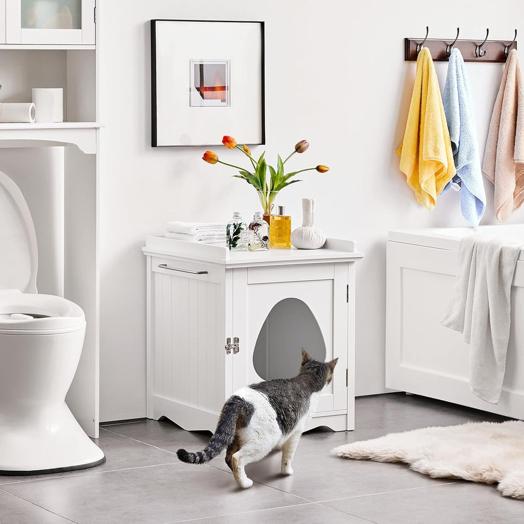 Hidden Cat Litter Box Enclosure Furniture D548