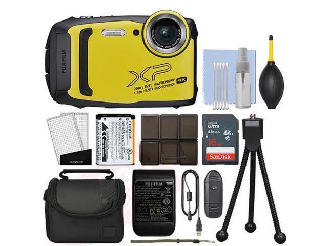 Yellow 16.4MP 4K Digital Camera A6810