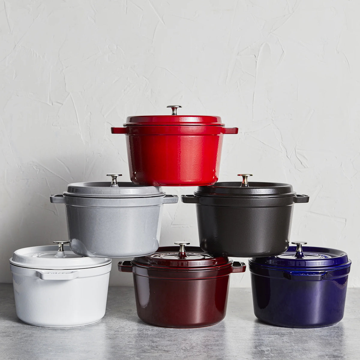 Cast Iron Dutch Oven 5-qt Tall Cocotte, Graphite D212114