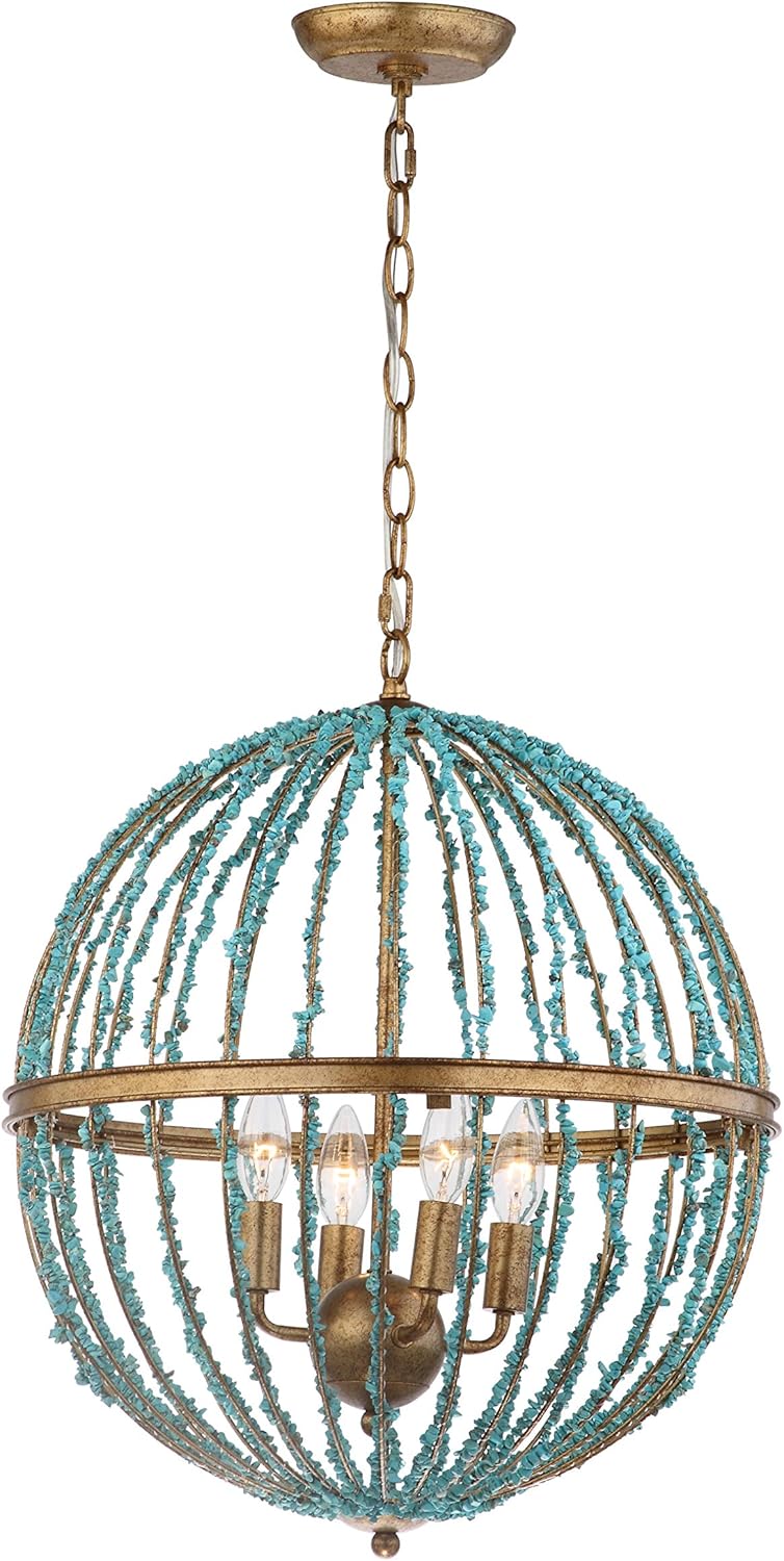 Blue Cage Chandelier F752