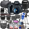 Canon EOS Rebel T7 DSLR Camera Bundle with 18-55mm Lens and 64GB Memory Cards D785831