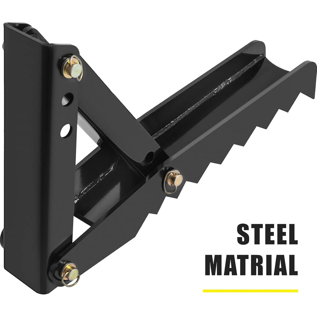 24 Backhoe Thumb, 1/2 Steel Thickness Black Steel Weld On Thumb Attachments with 12mm Bolt-On Design K12748