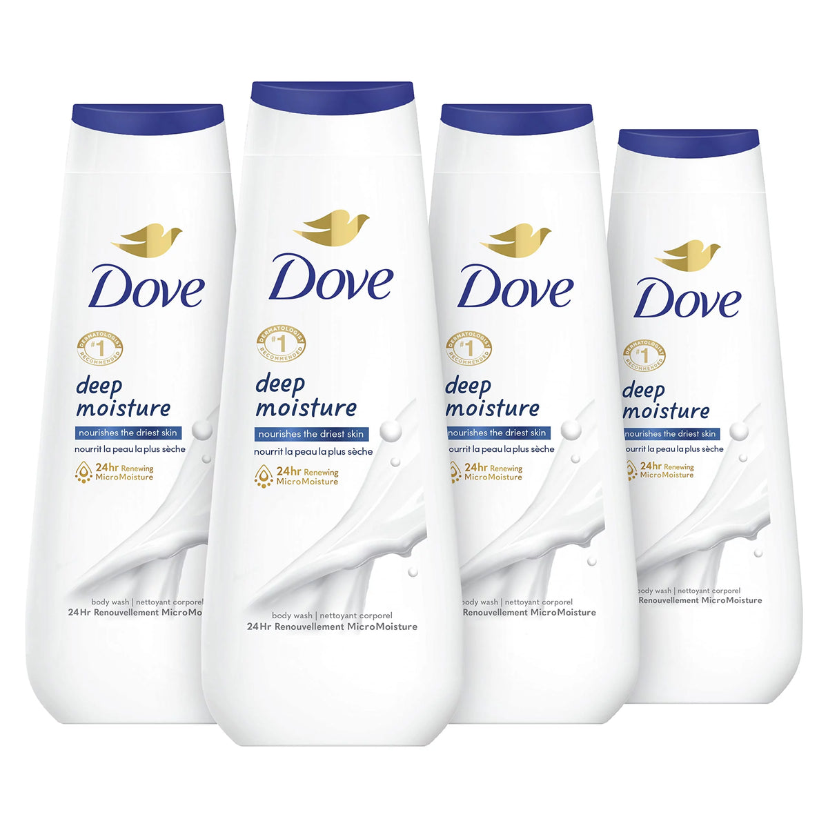 Deep Moisture Body Wash 4 Count 20 Oz A296631