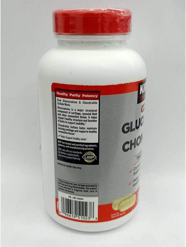 Extra Strength Glucosamine 1500mg Chondroitin 1200mg Sulfate 220 Tablets Pack of 2 H112834